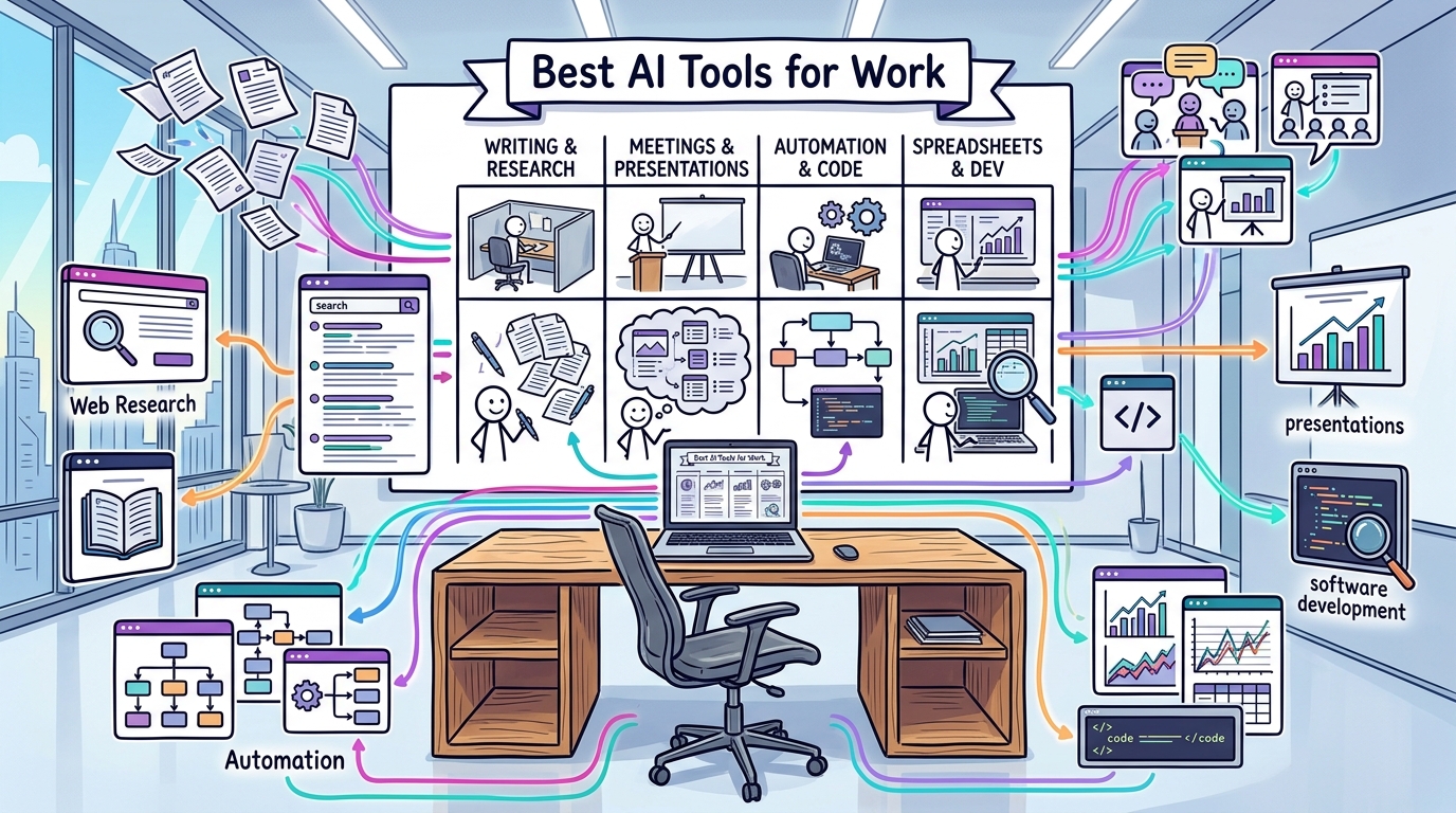 Best AI Tools for Work in 2026: 15 Tools That Actually Save Time